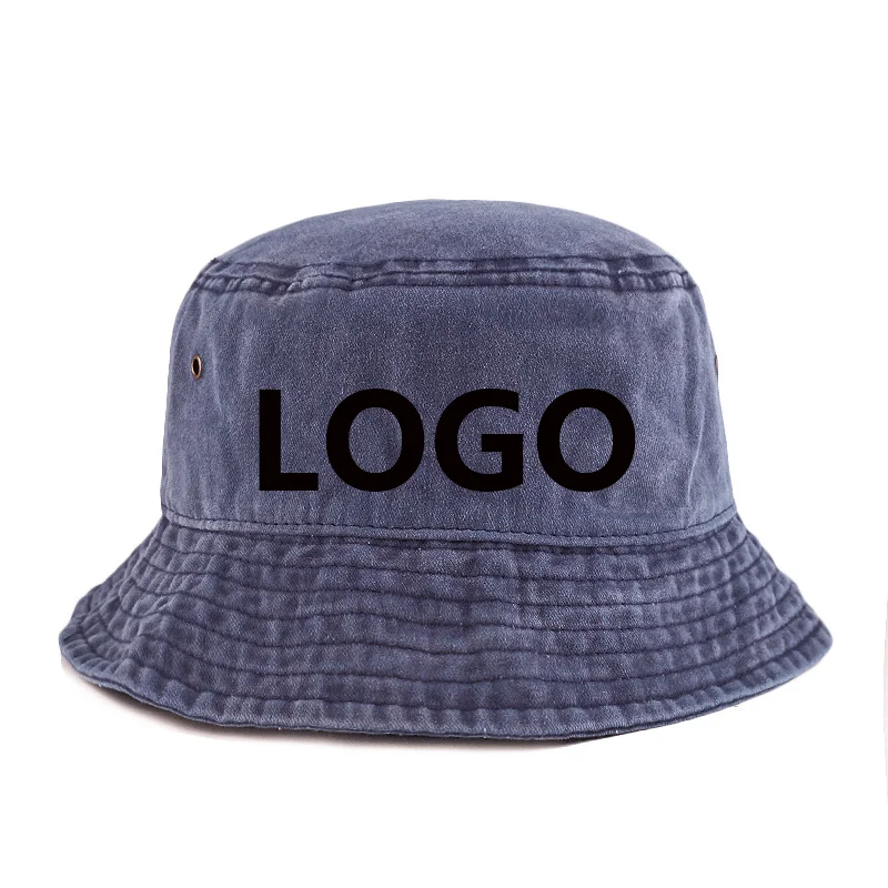 cotton Vintage Bucket hat Unisex Men 