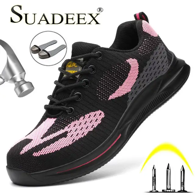 steel cap sneakers womens