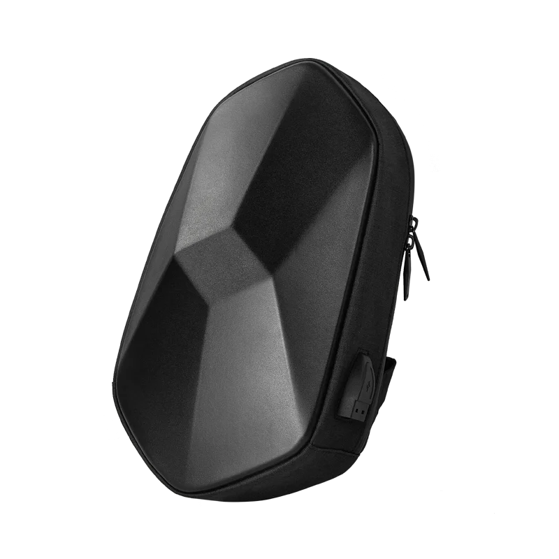 Черный Xiaomi Beaborn Polyhedron сумка PU рюкзак Водонепроницаемый для спорта и отдыха нагрудная сумка PU Сумка для мужчин и женщин Дорожная походная сумка - Цвет: Черный