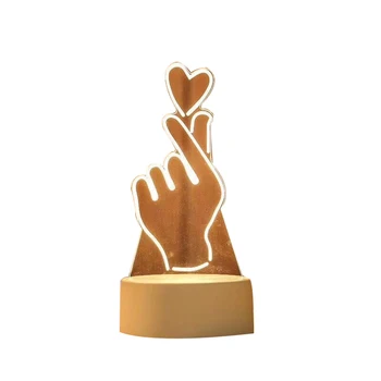 

Warm Fashion Cartoon LED Night Light 3D USB Dream Soft Light Home Bedroom Decoration Desktop Illumination Artifact