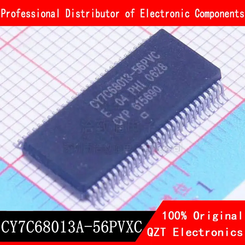 5pcs/lot CY7C68013A-56PVXC CY7C68013A SSOP-56 Original In Stock 5pcs lot cy7c68013a 100axc cy7c68013a tqfp 100 new and original in stock