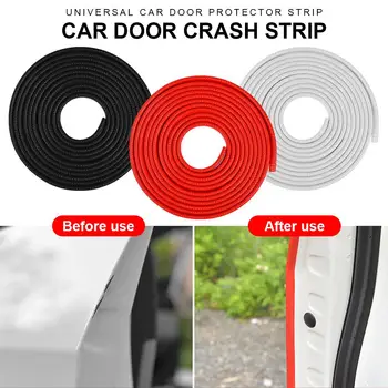

13ft Car Door Edge Guards Trim Rubber Seal Protector Car Styling Moulding Protection Strip Scratch Protector For Car Vehicle