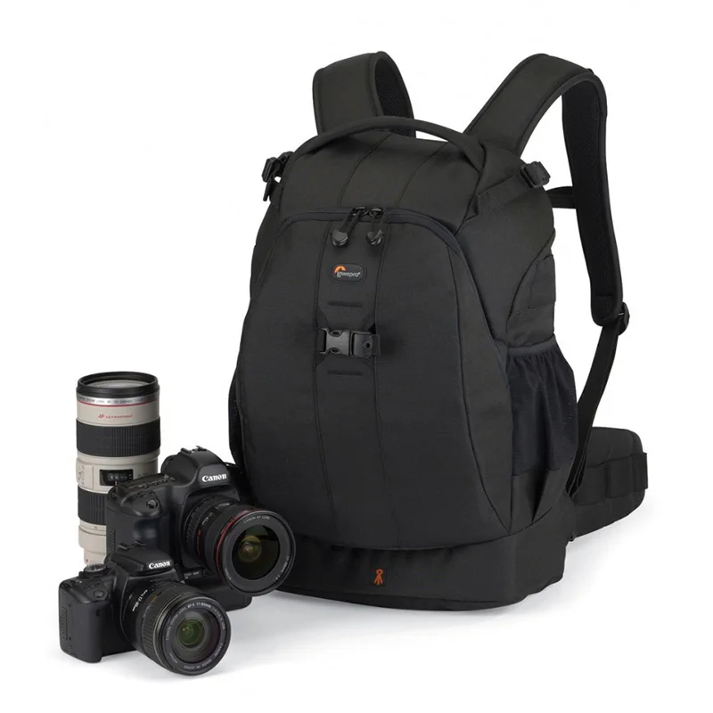 Waterproof Camera Photo Bag Genuine Lowepro Flipside 400 AW 400 AW II Digital SLR Travel Tripod Lens Backpack For Canon Nikon