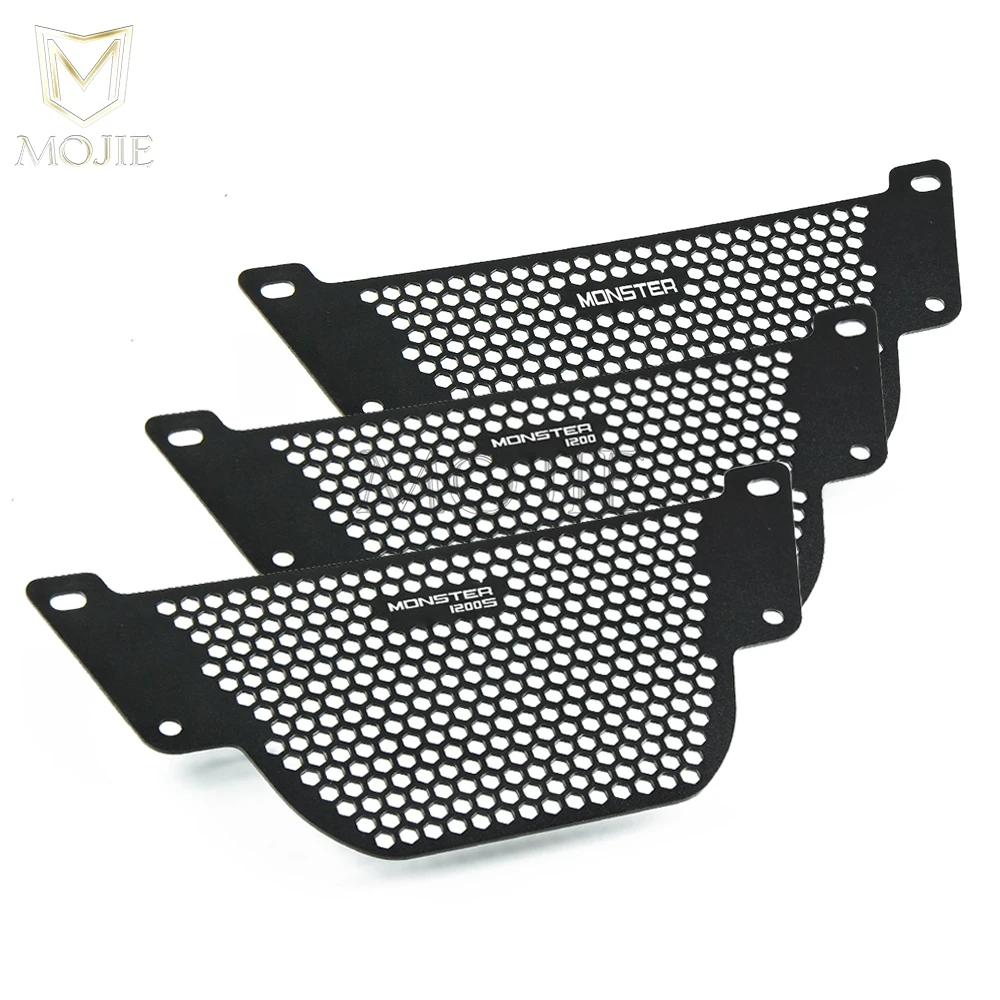 Motorcycle Radiator Guard Grille Oil Cooler Cover Protection For Ducati Monster 1200 S R 1200S 1200R | Автомобили и мотоциклы