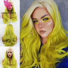 Парики из искусственных волос без шапочки-основы Волнистые черный парик из натуральных волос