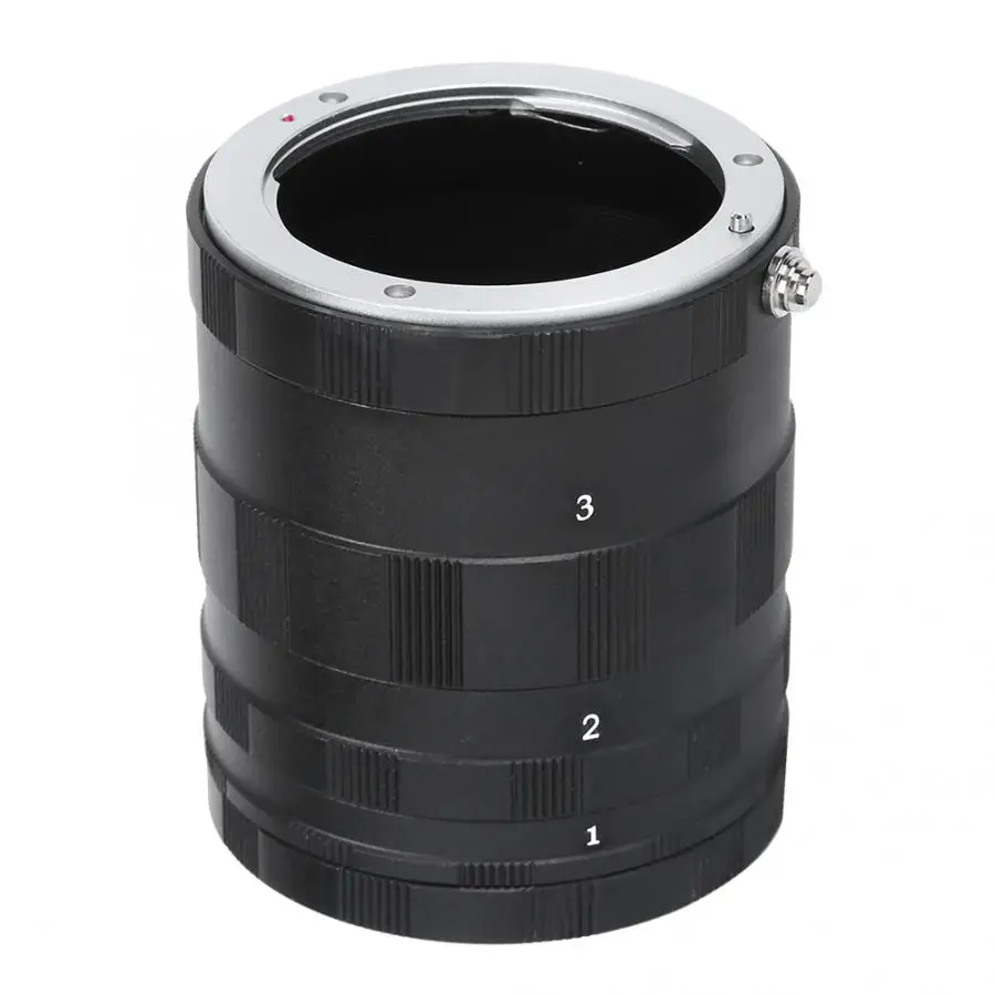 V BESTLIFE Metal Black Macro Lens Adapter Ring,Close-Up Lens Ring Macro Photography Extension Adapter Tube for Olympus M4/3 Mount Mirrorless Camera