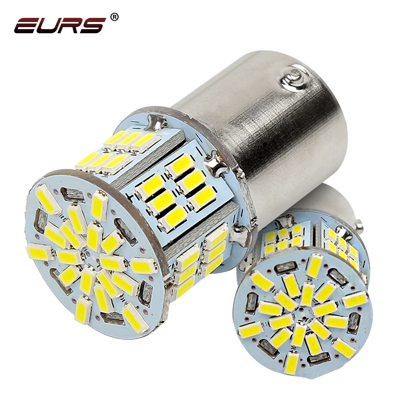 

1pcs 1156 led BA15S P21W LED 1157 BAY15D led Bulbs 54smd lamp For Turn Signal Light led brake light 12V super white yellow red
