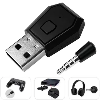 

Network Game Controller Wireless Dongle 3.5mm Input Home Gaming USB Adapter 4.0 EDR Stable Portable Mini ABS For PS4 Headset