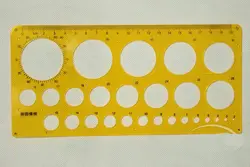 Règle en cercle pour adulte, modèle rond de dessin, apprentissage de la peinture, peinture, planche en plastique unisexe, 2021 