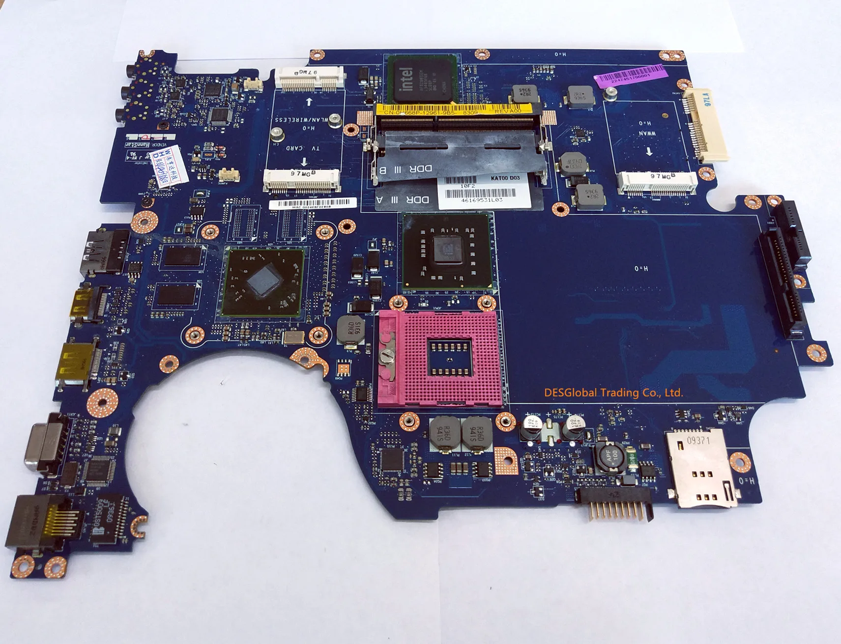 

H668P CN-0H668P 0H668P KAT00 LA-5151P for Dell Studio 1745 Laptop Motherboard Mainboard 216-0728014 Working Perfectly