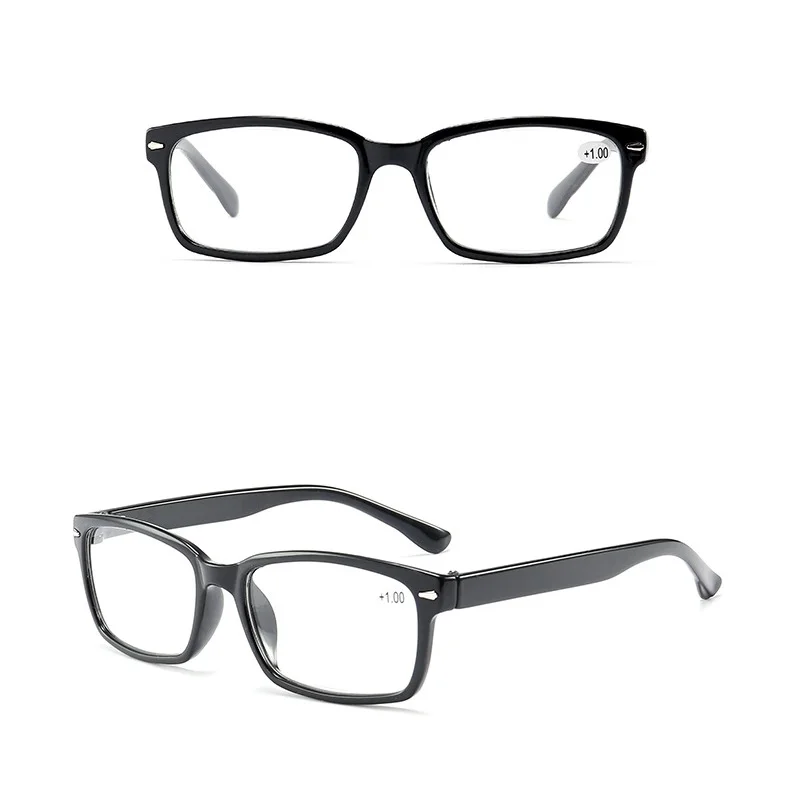 Для женщин s очки для чтения Для женщин Для мужчин Винтаж очки противоусталостные компьютер Ретро тёмные очки при дальнозоркости 1,0 1,5 2,0 2,5 3,0 3,5 4,0 - Frame Color: 01 BLACK