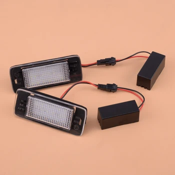 

CITALL 13502178 13502179 2 Pcs LED License Plate Light Fit for Chevrolet Equinox Malibu Tahoe Suburban 2015 2016 2017 2018 2019