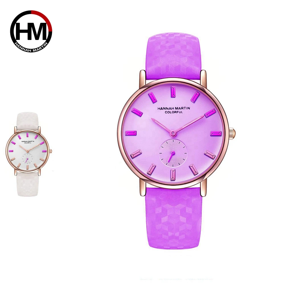 HM Women s Watch Changeable Leather Quartz Ladies Fashion Watch Women Wristwatch Clock relogio feminino hours 4