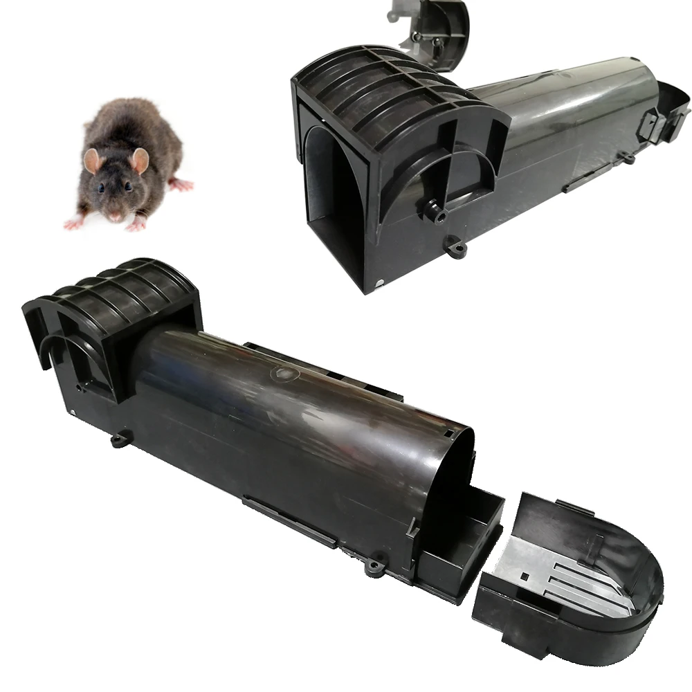 

1 PCS Free Sample Plastic Mouse Bait Station Automatic Catch Rats Trap Box
