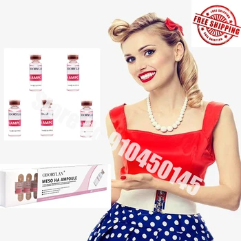 

10 vials 5ml Cross-linked Hyaluronic Acid Pure Micro Molecular Mesotherapy Collagen Hyaluronic Acid Skin Whitening Serum