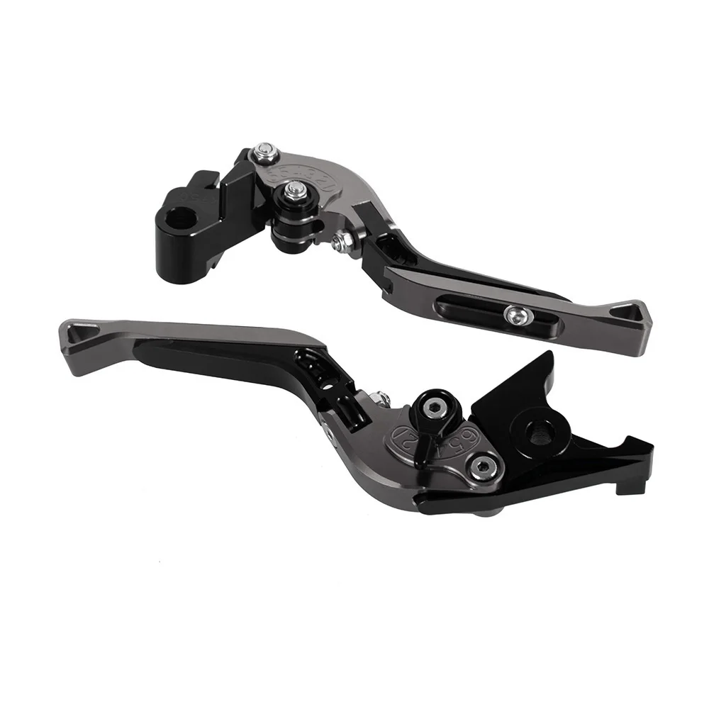 Для Kawasaki Z900 Z650 ER-6F Ninja 650R- Versys 1000 650cc- Складные Выдвижные Тормозные Рычаги сцепления ручка - Цвет: Titanium