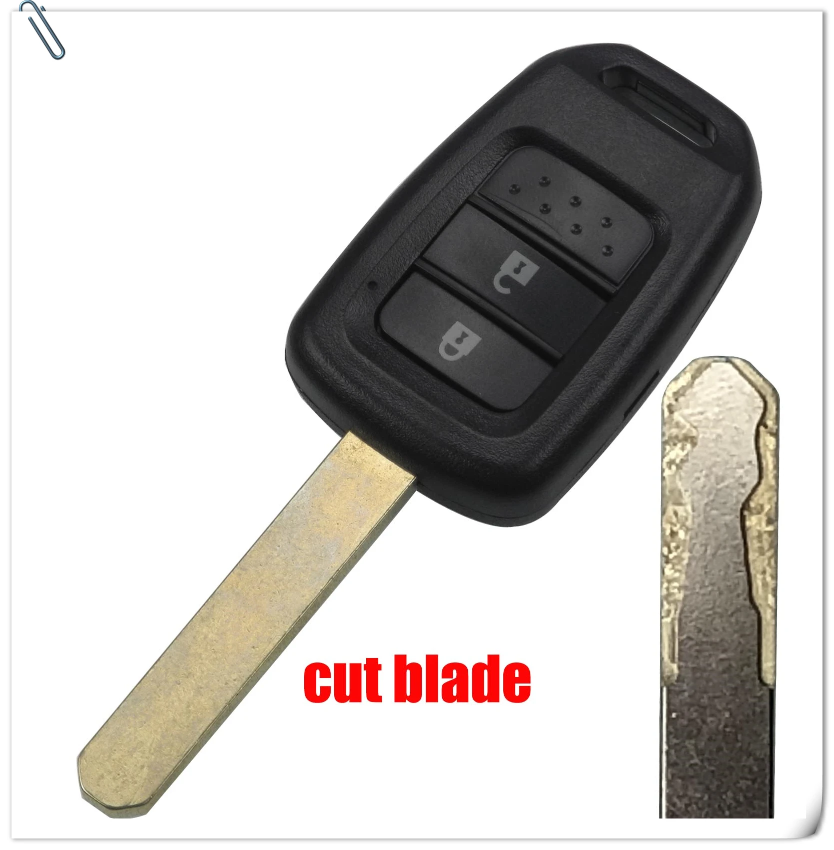 Bilchave для Honda Accord FIT XRV VEZEL городской Джаз CIVIC HRV Cut копия пустой 2/3 кнопки футляр для дистанционного ключа