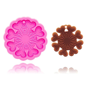 

Keychain Casting Silicone Mould Crystal Epoxy Resin Mold DIY Crafts Jewelry Tool Q81D