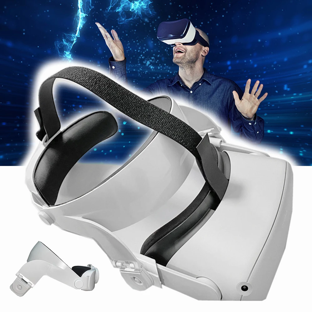 Correa de cabeza para Oculus Quest 2, accesorios de realidad Virtual, compatible con actualizaciones de forcesipport, Halo