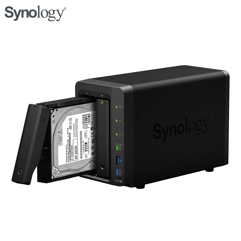 Synology 2 bay NAS DiskStation DS718+(бездисковый