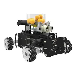 Новый DIY паровой Omni Wheel Turret Chariot VR видео Wifi управление XR мастер битва программируемый робот Рождественский подарок для STM32-Black