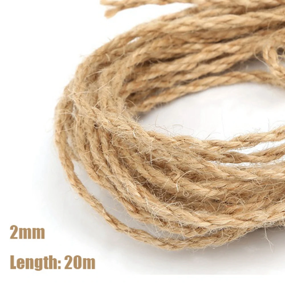 A 1 Лента из мешковины, натуральный джутовый шпагат для рукоделия, деревенская Свадебная, Рождественская, декоративные аксессуары для вечеринок, 1 шт - Цвет: A 1