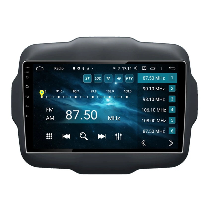 Clearance For JEEP Renegade 2016-2017 Android 9.0 with DSP car reversing image car navigation device HD Car DVD Multimedia Player Stereo 3