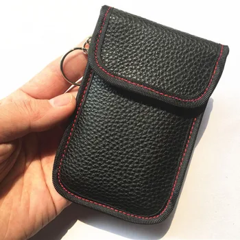 

Anti Theft RFID Key Bag Blocking Cover Leather WIFI Protection Leakage