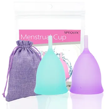 

2PCS Feminine Hygiene Cup Medical Grade Silicone Menstrual Cup, Reusable Female Period Cup, Comfortable And Sanitary Period Copa