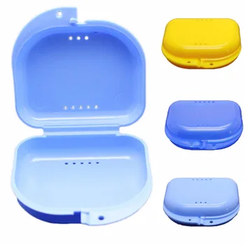 

Dental Retainer Denture Storage Box Partial Denture Case Orthodontic Small Teeth Box PP Box