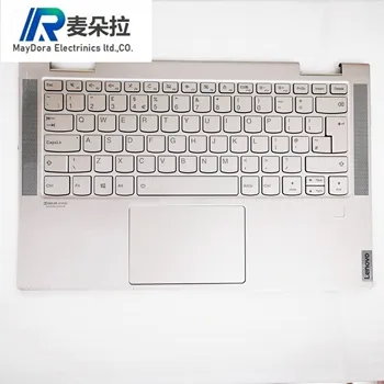 شراءالمملكة المتحدة/GB لوحة المفاتيح Palmrest الجمعية لينوفو اليوغا C740-14 C740-14IWL ث/الخلفية لوحة المفاتيح المملكة المتحدة لوحة اللمس والذهب بصمة