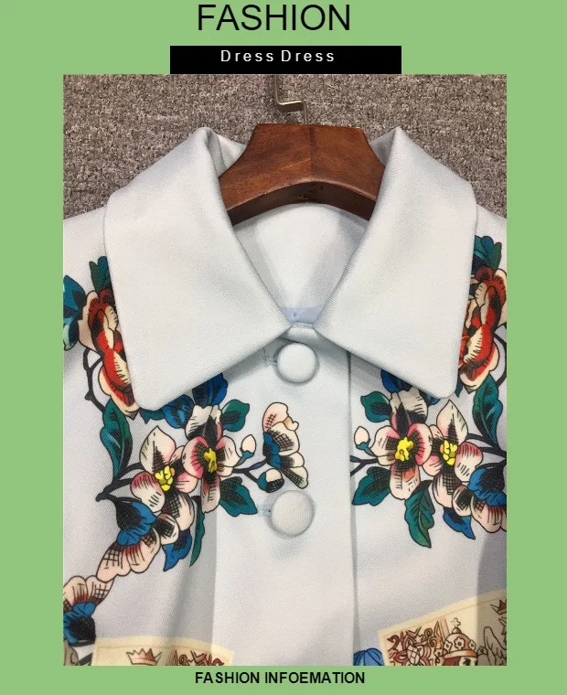 Модное шоу ropa mujer осенне-зимние пальто и куртки для женщин с длинным рукавом винтажный ремень Поддельные карманы печати feminina vestidos