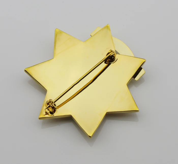 Реплика фильма реквизит Pin Badge Коллекция капитан Столичная Полиция LASVEGAS CLARK жетон