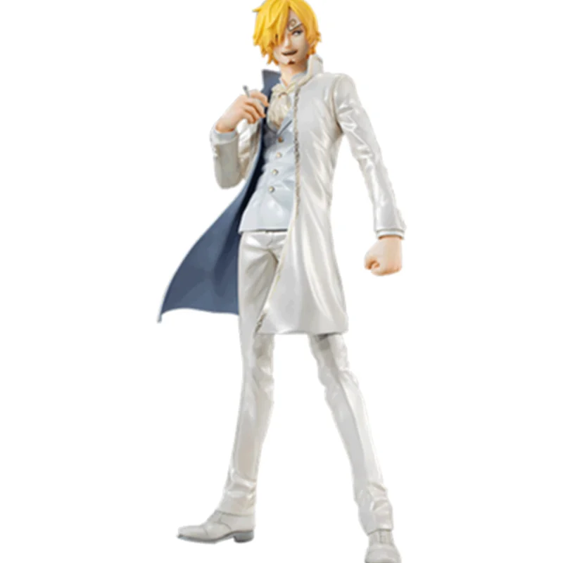 Аниме one piece The Chef Mr. Vinsmoke Sanji фигурка игрушки коллекция кукла Рождественский подарок с коробкой A149 - Цвет: Белый