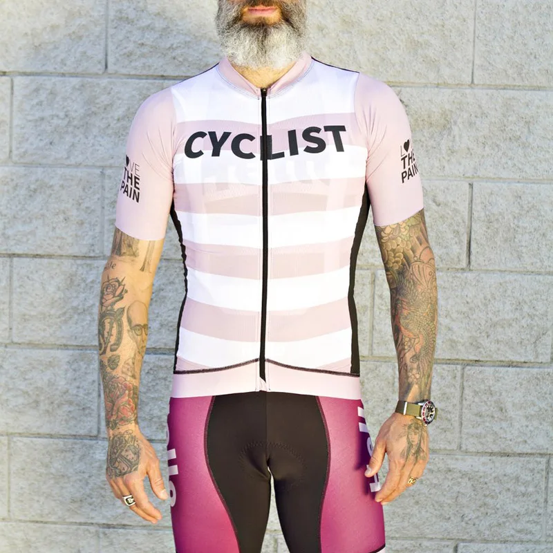 Дешевые Roupas Ropa Ciclismo Hombre MTB Велосипедное трико/Летний дорожный велокостюм из флиса Cycliste Equipe - Цвет: Серебристый
