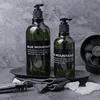 250ml/500ml Dark Green Foam Pump Bottle Soap Mousses Spray Bottles Liquid Press Dispensers Household Bathroom Shower Gel Bottles ► Photo 3/6