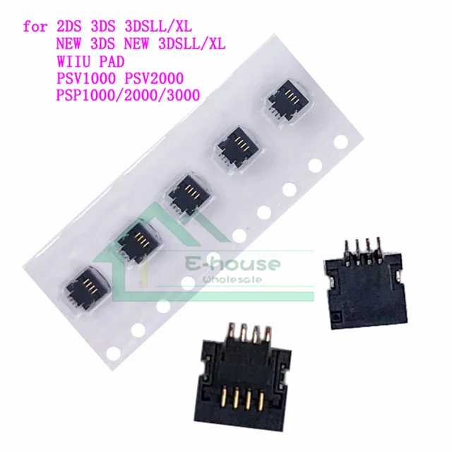 ジャック    3DS For Nintendo 2DS New 3DS Wii U Motherboard 4 Pin Connector