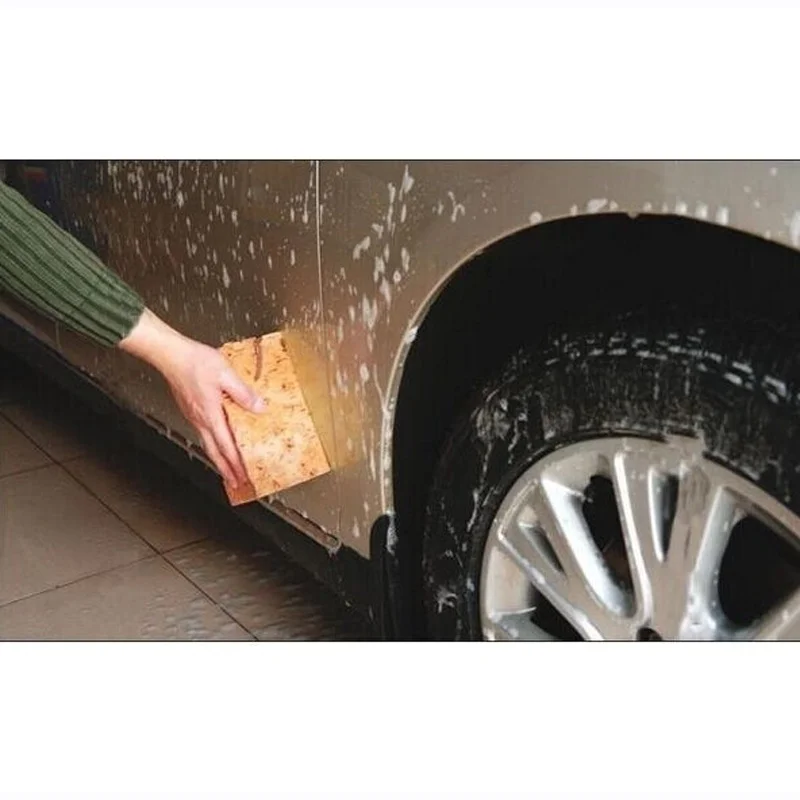 Car cleaning sponge block car cleaning coral large hole honeycomb sponge high density absorption microfiber