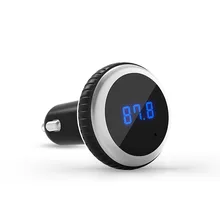 Портативный lcd умный Bluetooth беспроводной Автомобильный MP3 музыкальный плеер fm-передатчик Радио пульт дистанционного управления с микрофоном Поддержка TF карты