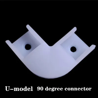 LED hard light DC12V 50CM 20 Inch LED Strip SMD5730 36LEDs U-shape Flat LED aluminum channel Rigid Strip For Indoor Lighting U 90 degree convert