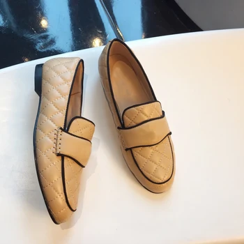 

Women's Shoes Genuine Leather Flat Shoes New Fashion Luxury Designers Loafers For Women Hot Sell Casual Shoes For Spring