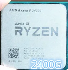 AMD Ryzen 5 2400G R5 2400G 3,6 GHz четырехъядерный восьминиточный процессор 65W процессор YD2400C5M4MFB разъем AM4