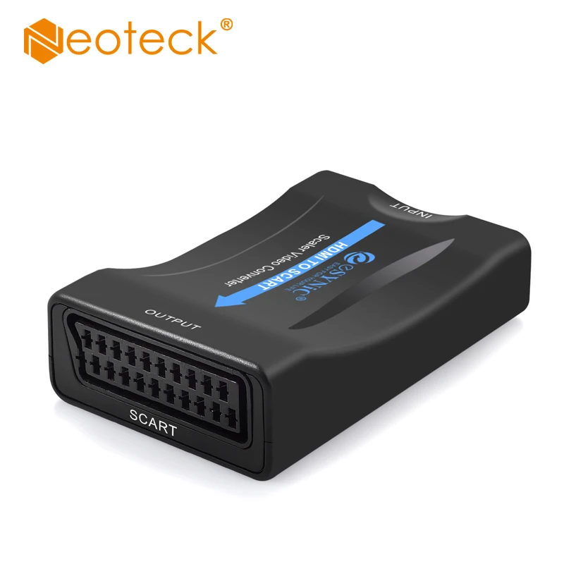 Neoteck HDMI в SCART конвертер композитный видео HD стерео аудио адаптер вход выход для SKY
