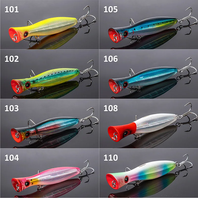 Noeby Topwater Popper Fishing Lures 105mm 24g Wobblers Artificial Hard  Baits for Saltwater Freshwater Popper Bait Fishing Lure - AliExpress