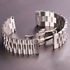 Stainless Steel Watchbands Bracelet Women Men Silver Solid Metal Watch Strap 16mm 18mm 20mm 21mm 22mm Watch Accessories ► Photo 1/6