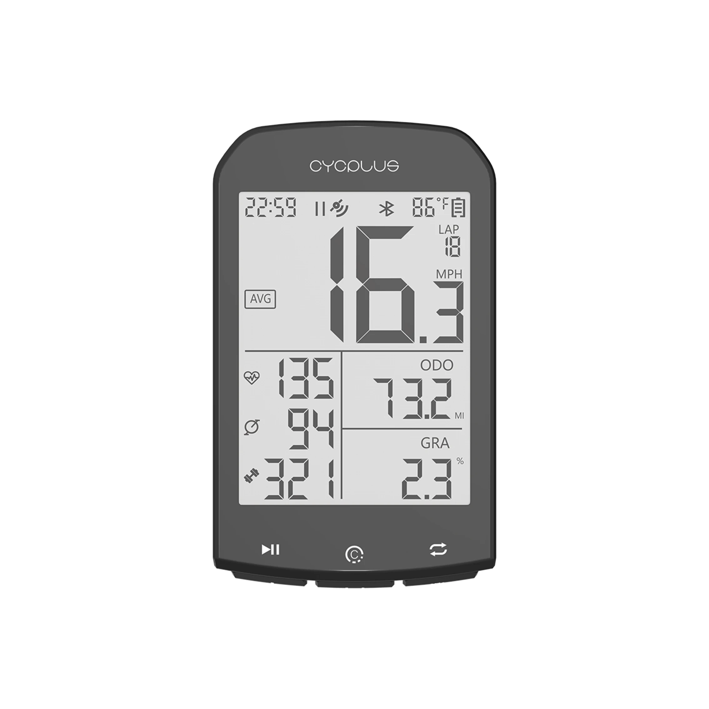 

CYCPLUS GPS computer ANT + Bluetooth 4.0 Bicycle computer 2.9 feet LCD Outdoor riding code table Free shipping