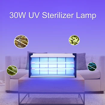 

30W uv sterilizer UV Cleaning Lamp Light with Ozone Hanging Canteen Kindergarten Hospital Deodorant Remover Lamp