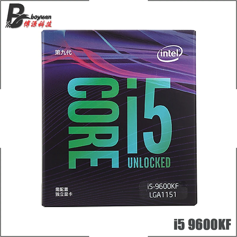 Процессор Intel Core i5-9600KF i5 9600KF 3 7 ГГц 6 ядер потоков 9 Мб 95 Вт LGA 1151 новый герметичный но