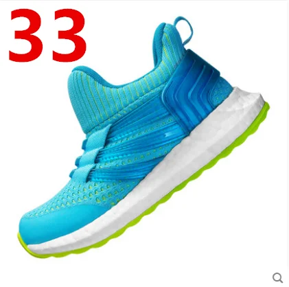 XiaoMi YouPin попкорн детская обувь спортивные туфли нескользящая износостойкая амортизация удобные дышащие Молодежная обувь - Цвет: Blue