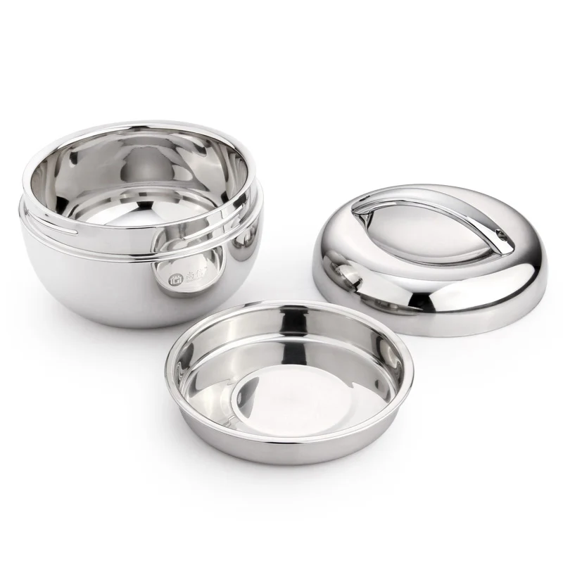 Контейнер для обедов из нержавеющей стали Apple Shape 304 с двойными стенками и